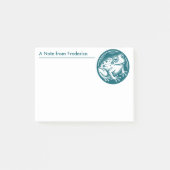 Schattigee kikker voor wetlands en Natuur liefhebb Post-it® Notes (Voorkant)