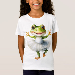 Schattigee kikkerballerina dansballet. t-shirt