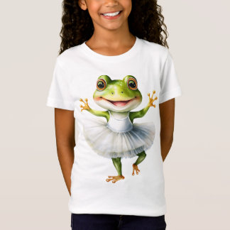 Schattigee kikkerballerina dansballet. t-shirt