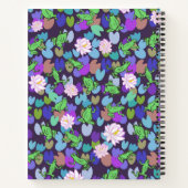 Schattigee kikkerkunst Froggy Esthetisch Dagboek Notitieboek (Achterkant)