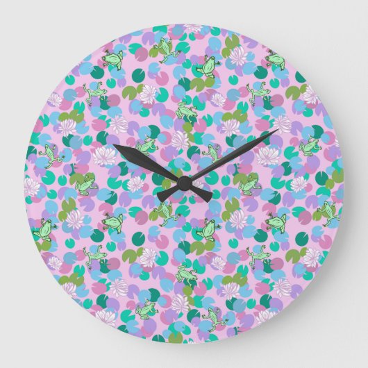 Schattigee kikkerkunst grote klok met roze achterg (Voorkant)