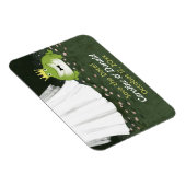 Schattigee kikkerprins humoristische bruiloft Save Magneet (Rechterzijde)