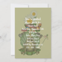 Schattigee kikkerprinses op troonfeest