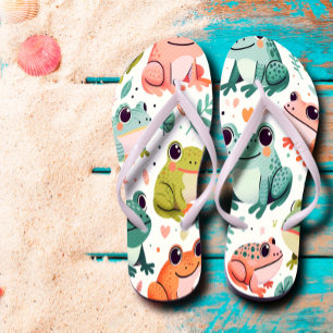 Schattigee kikkers flopflop teenslippers
