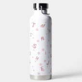 Schattigee kinder ABC Alfabet bloem Kinderen schoo Waterfles (Links)