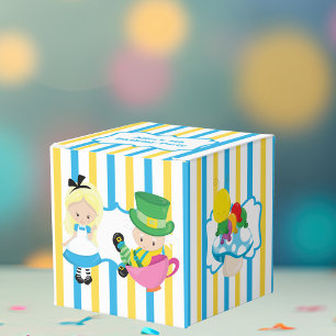 Schattigee Kinder Alice in Wonderland verjaardagsf Bedankdoosjes