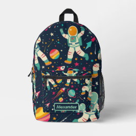 Schattigee Kinder astronaut Custom Bedrukte Rugzak