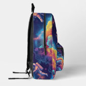 Schattigee Kinder astronaut Custom Bedrukte Rugzak (Links)