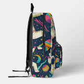 Schattigee Kinder astronaut Custom Bedrukte Rugzak (Links)