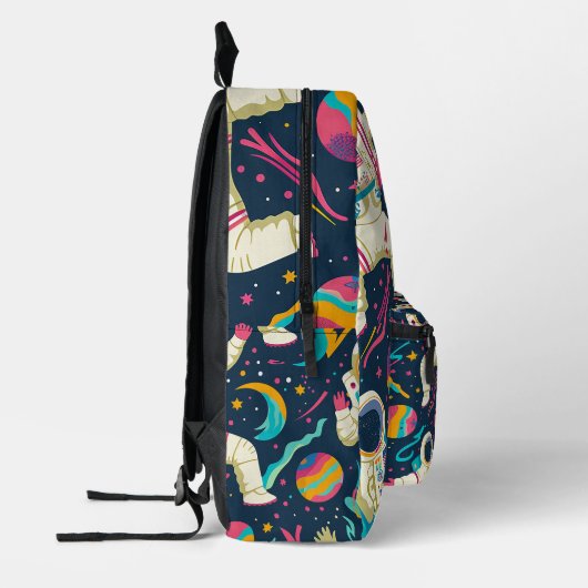 Schattigee Kinder astronaut Custom Bedrukte Rugzak (Links)