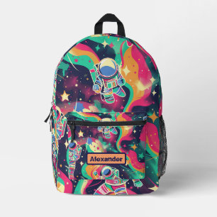 Schattigee Kinder astronaut Custom Bedrukte Rugzak