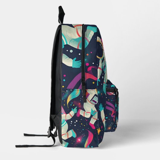 Schattigee Kinder astronaut Custom Bedrukte Rugzak (Links)