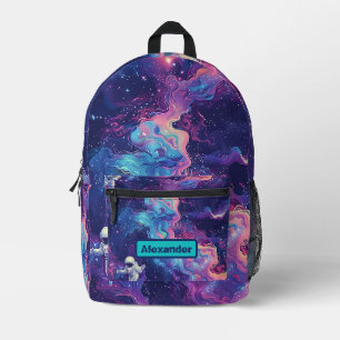 Schattigee Kinder astronaut Custom Bedrukte Rugzak