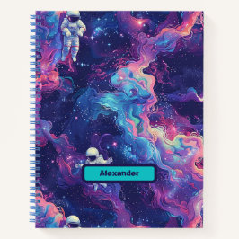 Schattigee Kinder astronaut Custom Notitieboek