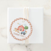 Schattigee Kinder boerderijdieren Verjaardag Dank  Bedankjes Labels (In situ)