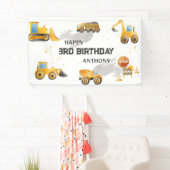 Schattigee Kinder bouwverjaardag Spandoek (Insitu)