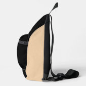 Schattigee kinder camping Voeg naam toe Lion Sling Bag (Rechts)