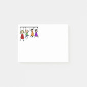 Schattigee Kinder Cartoon Holding Speech Therapy W Post-it® Notes (Voorkant)