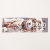 Schattigee Kinder Chibi Golden Retriever Puppy Cus Yogamat (Voorkant (horizontaal))