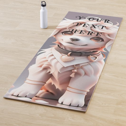 Schattigee Kinder Chibi Golden Retriever Puppy Cus Yogamat (In situ)