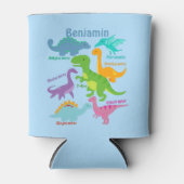 Schattigee Kinder dinosaurus en namen blauw Blikjeskoeler