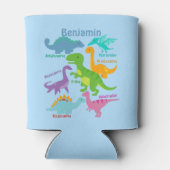 Schattigee Kinder dinosaurus en namen blauw Blikjeskoeler