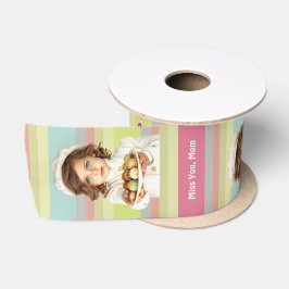 Schattigee kinder gastronomische chocolaatjes gest satijnen lint