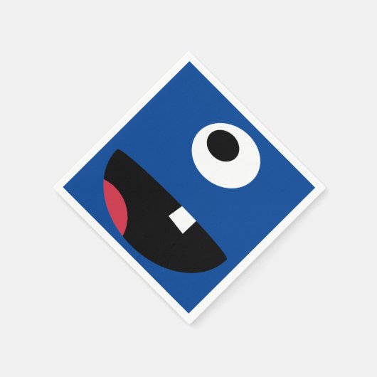 Schattigee Kinder Gekke Monster Face Monsters Part Servetten (Hoek)