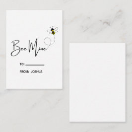 Schattigee Kinder gepersonaliseerde Valentijn Notitiekaartje