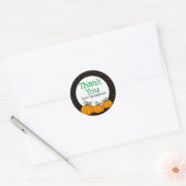 Schattigee Kinder Halloween Dank u Ronde Sticker (Envelop)