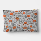 Schattigee Kinder Halloween Doodle Pattern Etui (Achterkant)