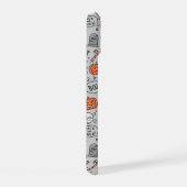 Schattigee Kinder Halloween Doodle Pattern iPhone 15 Case (Rechterkant)