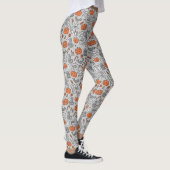 Schattigee Kinder Halloween Doodle Pattern Leggings (Rechts)