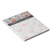 Schattigee Kinder Halloween Doodle Pattern Notitieblok (Schuin)