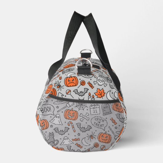 Schattigee Kinder Halloween Doodle Pattern Plunjezak (Rechts)