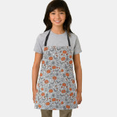 Schattigee Kinder Halloween Doodle Pattern Schort (Insitu)