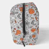 Schattigee Kinder Halloween Doodle Pattern Toilettasje (Rechts)