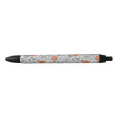 Schattigee Kinder Halloween Doodle Pattern Zwarte Inkt Pen (Voorkant)