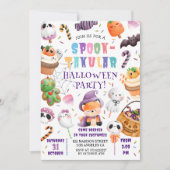 Schattigee Kinder Halloween Kostuum Party Waterver Kaart (Voorkant)