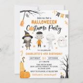 Schattigee Kinder Halloween Kostuum Verjaardagsfee Kaart (Voorkant)