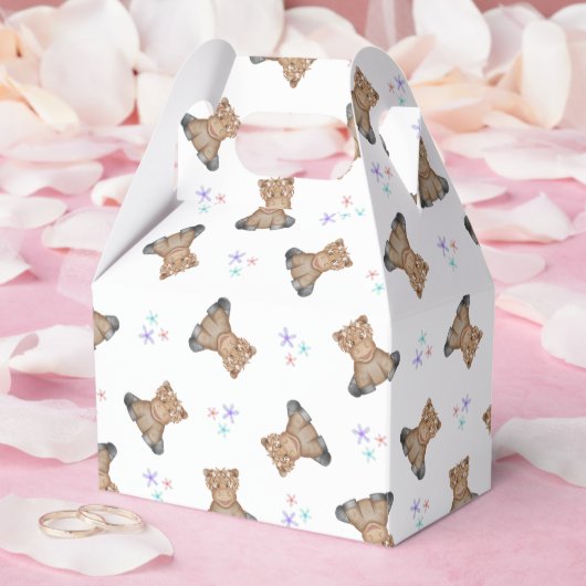 Schattigee Kinder Highland Koe Barnyard Verjaardag Bedankdoosjes (Huwelijk)