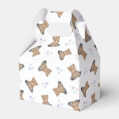 Schattigee Kinder Highland Koe Barnyard Verjaardag Bedankdoosjes (Voorkant Zijde)