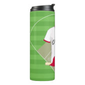 Schattigee Kinder honkbal Thermosbeker (Gedraaid links)