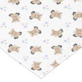 Schattigee Kinder Horse Barnyard Farm Animals Korte Tafelloper (Hoek)