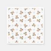 Schattigee Kinder Horse Barnyard Farm Animals Servet (Voorkant)