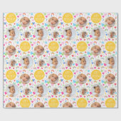 Schattigee Kinder IST Verjaardag Regenboog Foto Ha Cadeaupapier (Vlak)