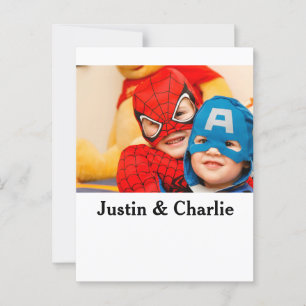 Schattigee kinder jongens meisjes foto familie ges briefkaart