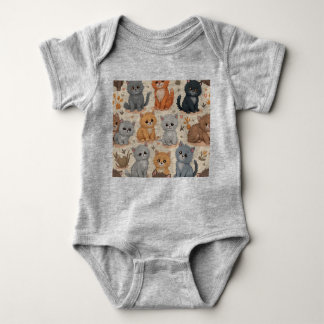 Schattigee kinder kattenbodysuits romper