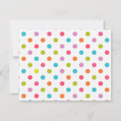 Schattigee Kinder Kawaii Ice Cream Party Kaart (Achterkant)