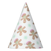 Schattigee Kinder Kerst Gingerbread Cookie Pattern Feesthoedjes (Links)